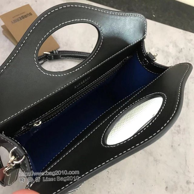 Burberry專櫃新款女包 巴寶莉雙色托特包手提包肩背包  db1147